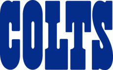 Indianapolis Colts 1984-2001 Wordmark Logo heat sticker