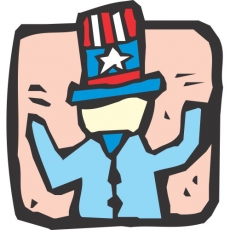 American Logo 07 heat sticker