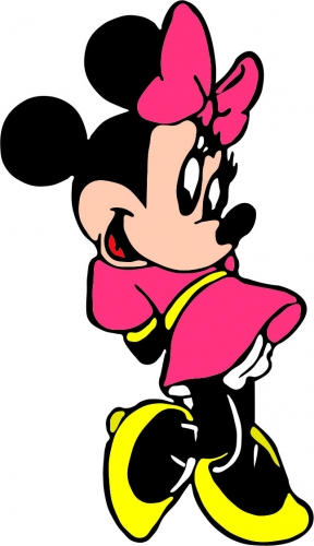Minnie Mouse Logo 01 custom vinyl decal