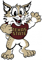 Texas State Bobcats 2008-Pres Mascot Logo heat sticker