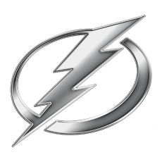 Tampa Bay Lightning Silver Logo heat sticker