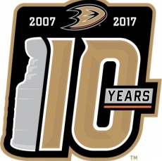 Anaheim Ducks 2016 17 Anniversary Logo custom vinyl decal