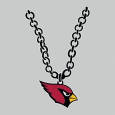 Arizona Cardinals Necklace logo heat sticker