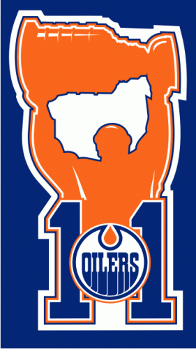 Edmonton Oilers 2006 07 Special Event Logo heat sticker