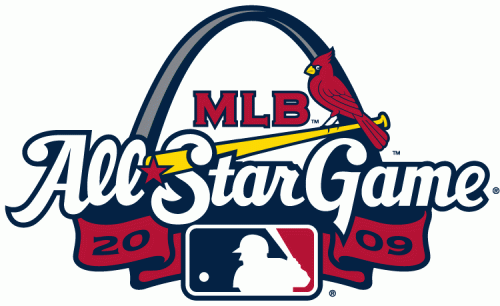 MLB All-Star Game 2009 Logo heat sticker