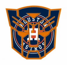 Autobots Houston Astros logo custom vinyl decal