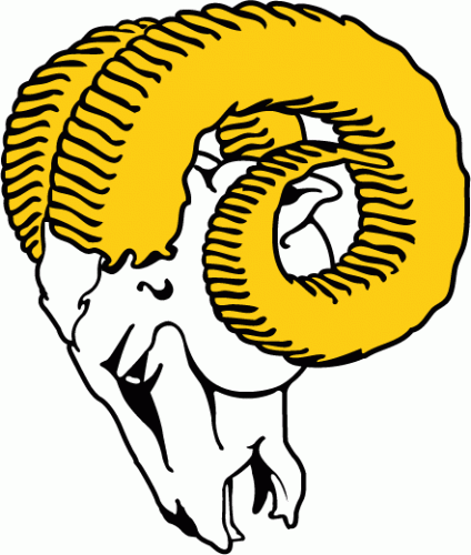 Los Angeles Rams 1951-1969 Primary Logo custom vinyl decal