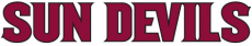 Arizona State Sun Devils 2011-Pres Wordmark Logo 16 heat sticker