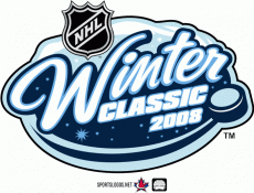 NHL Winter Classic 2007-2008 Logo heat sticker