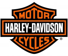 Harley Davidson brand logo 01 custom vinyl decal