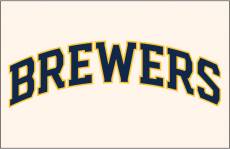 Milwaukee Brewers 2020-Pres Jersey Logo 02 custom vinyl decal
