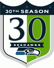 Seattle Seahawks 2005 Anniversary Logo heat sticker