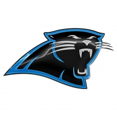 Carolina Panthers Crystal Logo heat sticker