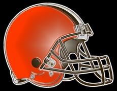 Cleveland Browns Plastic Effect Logo heat sticker
