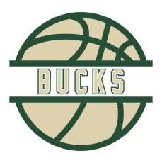 Basketball Milwaukee Bucks Logo heat sticker