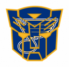 Autobots St. Louis Blues logo heat sticker