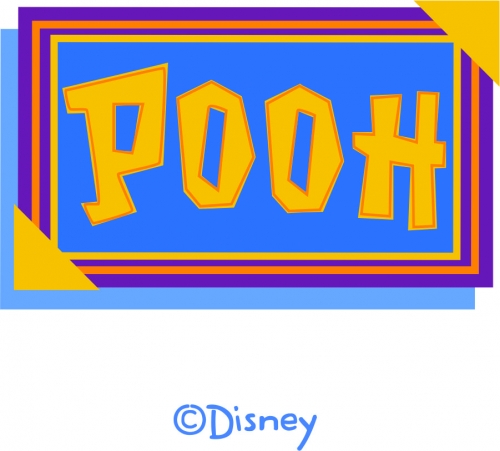 Disney Pooh Logo 08 custom vinyl decal