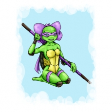 Ninja Turtle Logo 06 heat sticker