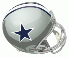 Dallas Cowboys 1964-1966 Helmet Logo heat sticker