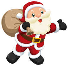 Santa Claus Logo 13 heat sticker