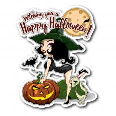 Halloween Logo 24 heat sticker
