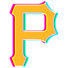 Phantom Pittsburgh Pirates logo heat sticker