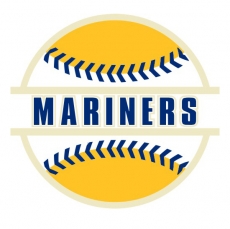 Baseball Seattle Mariners Logo heat sticker