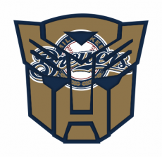 Autobots Milwaukee Brewers logo heat sticker
