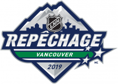 NHL Draft 2018-2019 Alt. Language Logo heat sticker