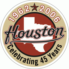 Houston Astros 2006 Anniversary Logo heat sticker