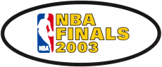 NBA Finals 2002-2003 Logo custom vinyl decal