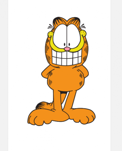 Garfield logo Heat Sticker