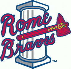 Rome Braves 2003-Pres Primary Logo heat sticker