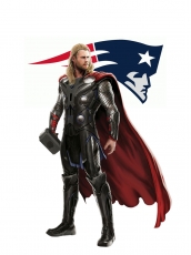 New England Patriots Thor Logo custom vinyl decal