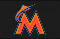 Miami Marlins 2016-2018 Batting Practice Logo heat sticker