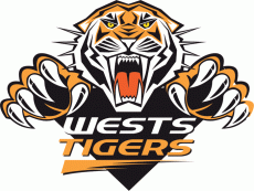 Wests Tigers 2000-Pres Primary Logo custom vinyl decal