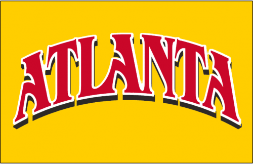 Atlanta Hawks 2004 05-2006 07 Jersey Logo heat sticker