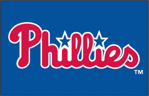 Philadelphia Phillies 2003-2010 Batting Practice Logo custom vinyl decal