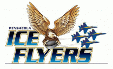 Pensacola Ice Flyers 2009 10-2011 12 Primary Logo custom vinyl decal