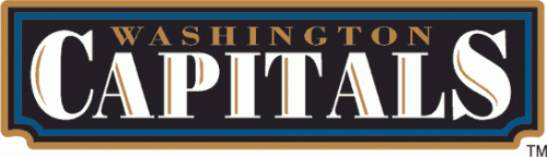 Washington Capitals 1995 96-2006 07 Wordmark Logo heat sticker