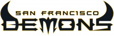 San Francisco Demons 2001 Wordmark Logo heat sticker