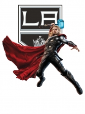 Los Angeles Kings Thor Logo heat sticker