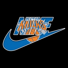 New York Knicks Nike logo custom vinyl decal