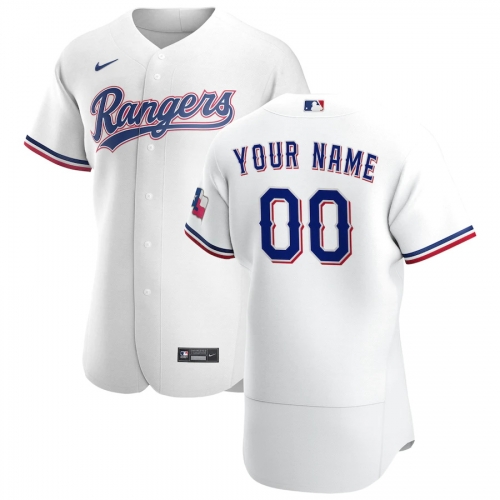 Texas Rangers Custom Letter and Number Kits for Home Jersey Material Vinyl