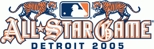 MLB All-Star Game 2005 Wordmark Logo heat sticker