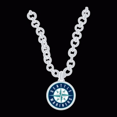 Seattle Mariners Necklace logo heat sticker