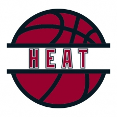 Basketball Miami Heat Logo custom vinyl decal
