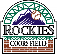 Colorado Rockies 1995-Pres Stadium Logo custom vinyl decal