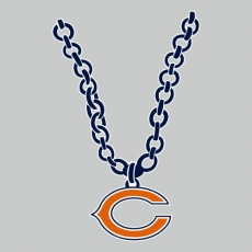 Chicago Bears Necklace logo heat sticker