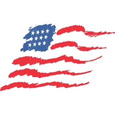 Flag Logo 23 heat sticker